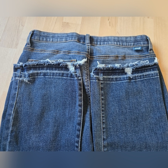 Jag Eloise Bootcut Raw Hem Jeans Size 14 - Picture 8 of 10